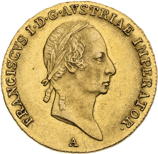 Dukát 1829 - avers