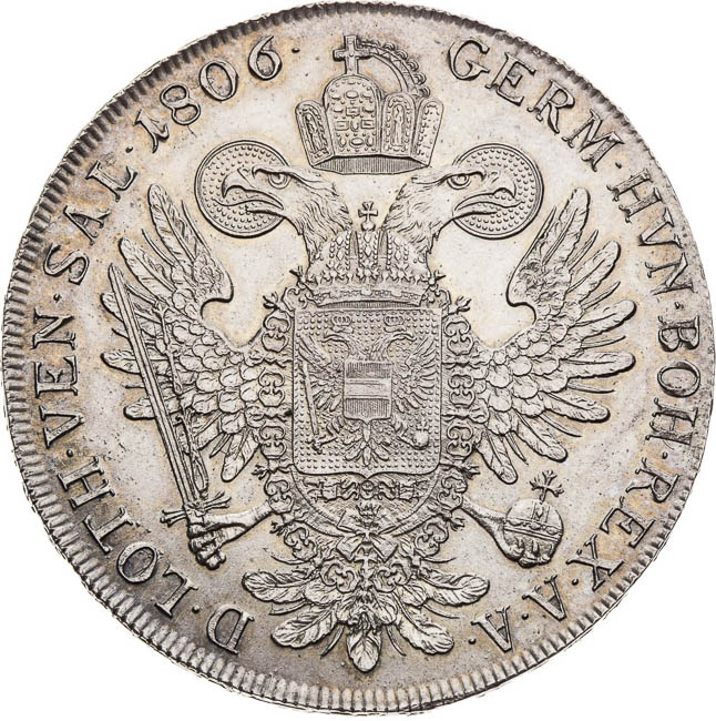 Tolar 1806 - revers