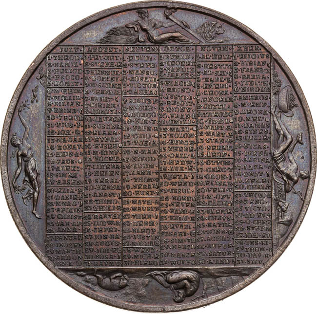 Medaile 1806 - revers