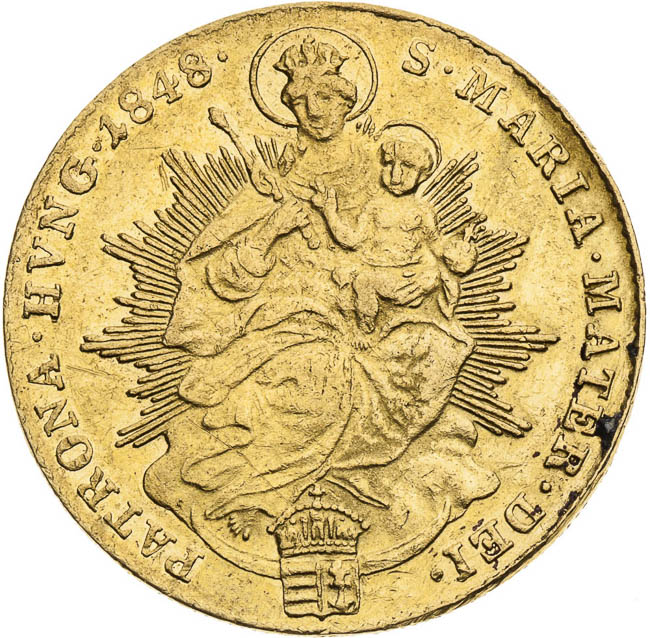 Ducat 1848 - back