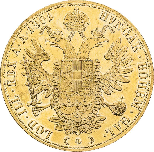 4 Ducats 1901 - back