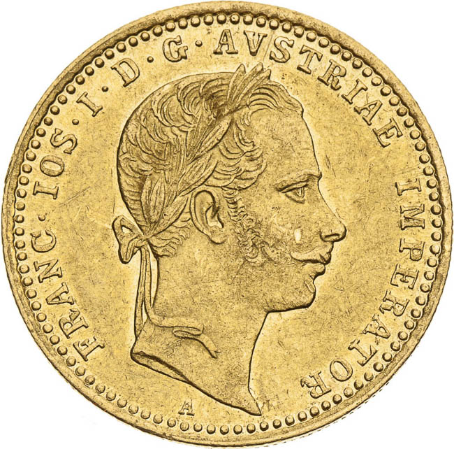 Ducat 1860 - front