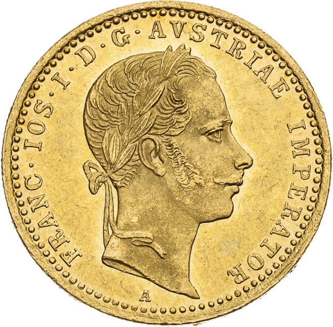 Ducat 1861 - front