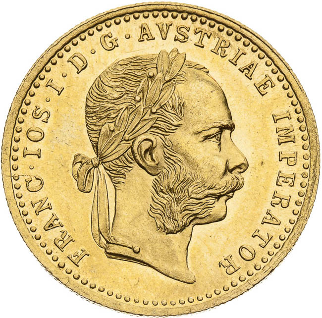 Ducat 1877 - front