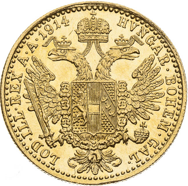 Ducat 1914 - back