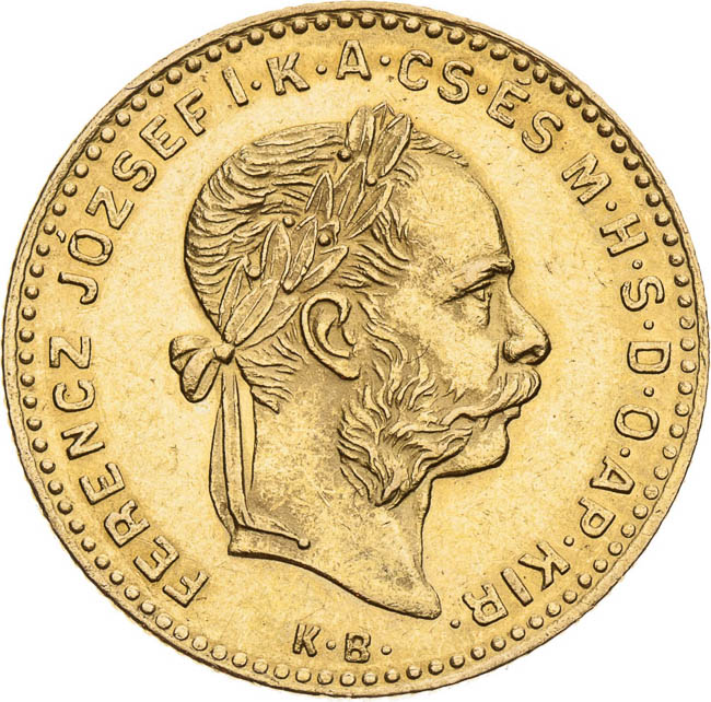 4 Guldens 1884 - front