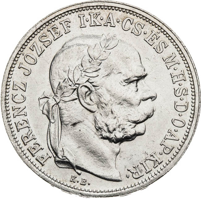 5 Korona 1908 - avers