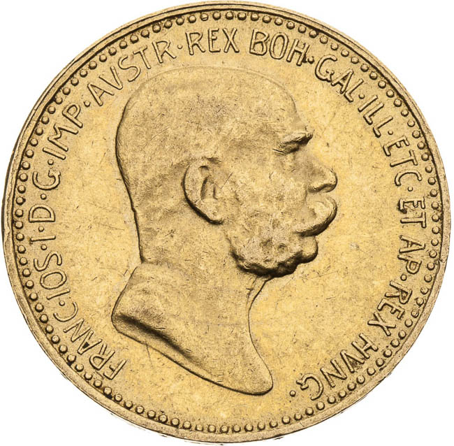 10 Korona 1848-1908 - avers
