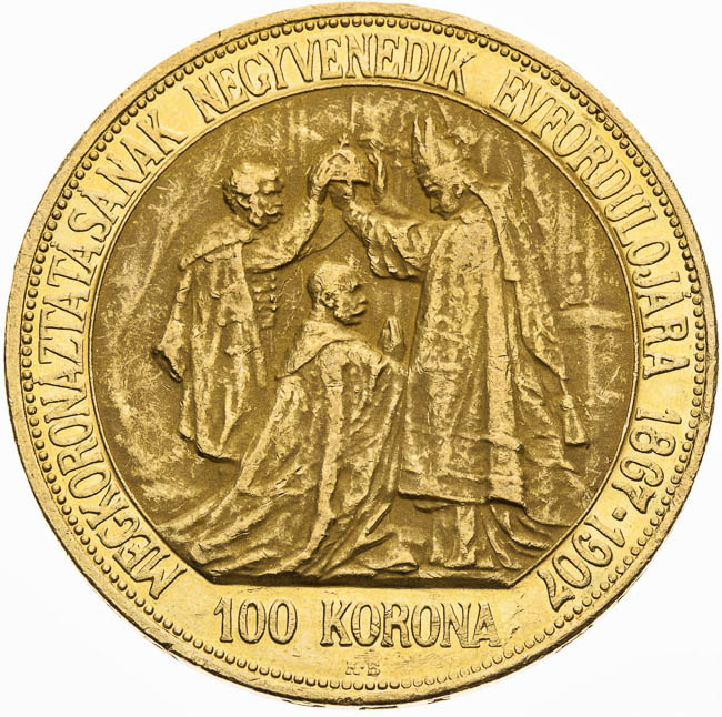 100 Korona 1907 (pamětní) - revers