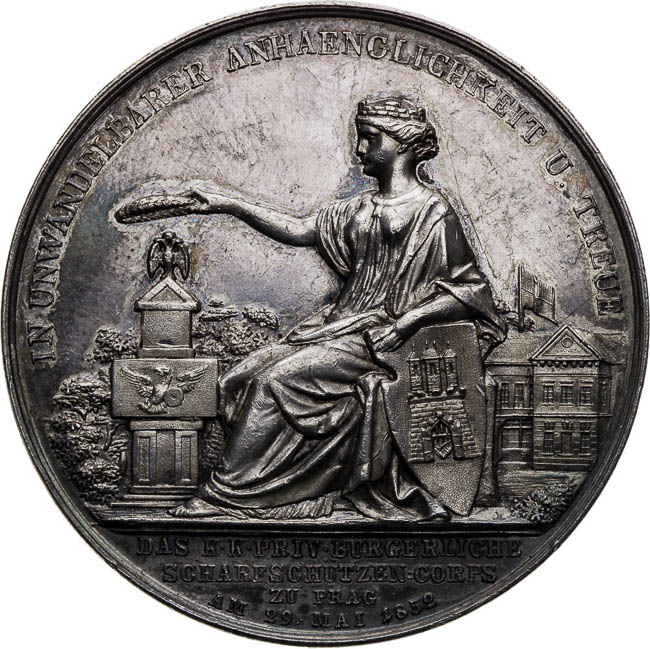Medaile 1852 - revers