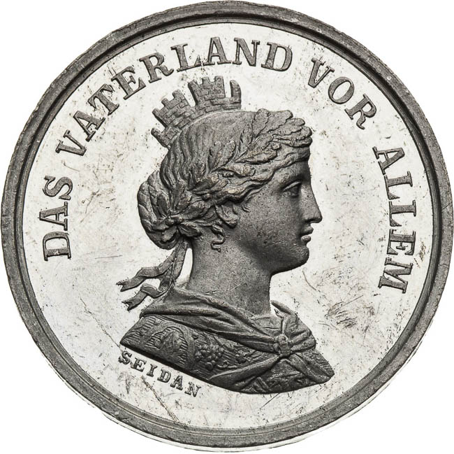 Medaile 1868 - avers