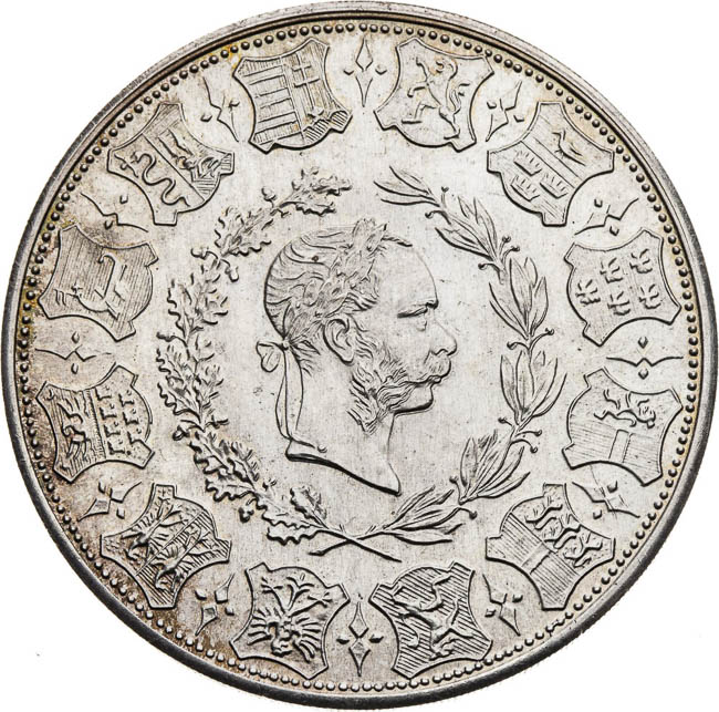 2 Gulden 1873 (Restrike 1973) - front