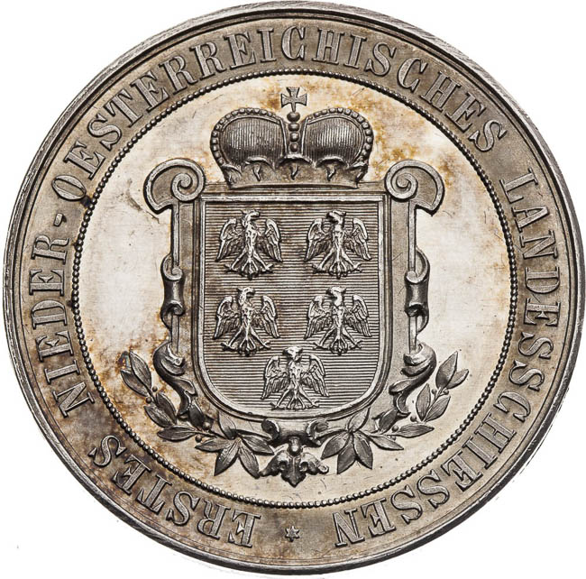 Medal 1881  - back