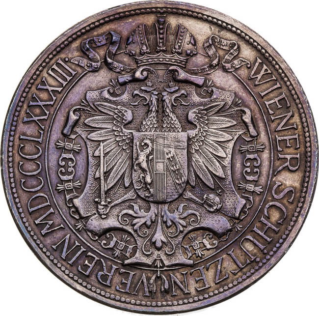 Medal 1883 - back