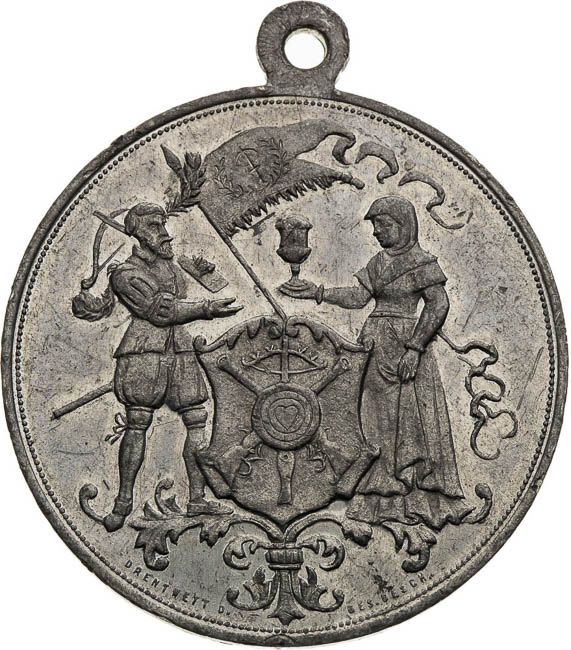 Medal 1885 - back