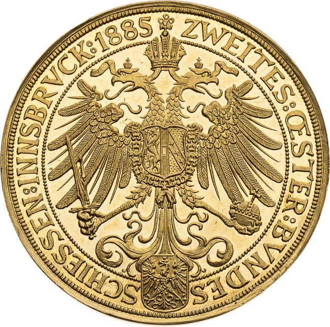 Medal 1885 - back