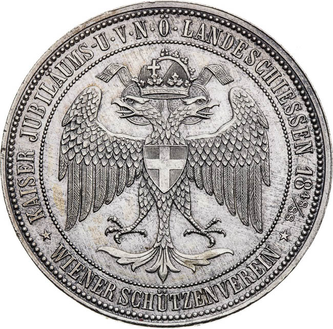 Medal 1888 - back