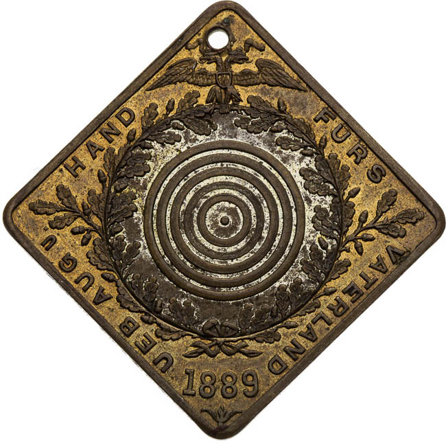 Medal 1889 - back