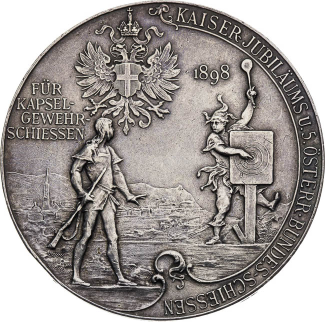 Medal 1898 - back