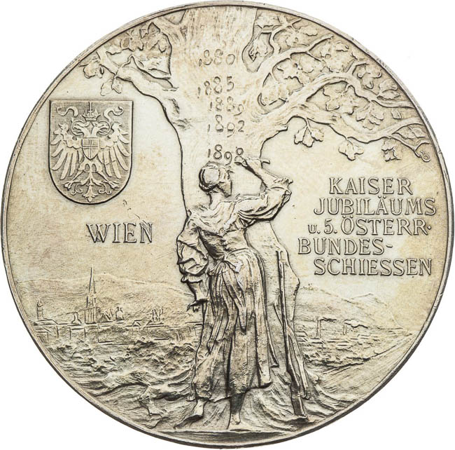 Medal 1898 - back