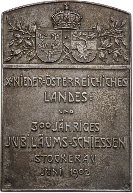 Medal (Plaque) 1902 - back
