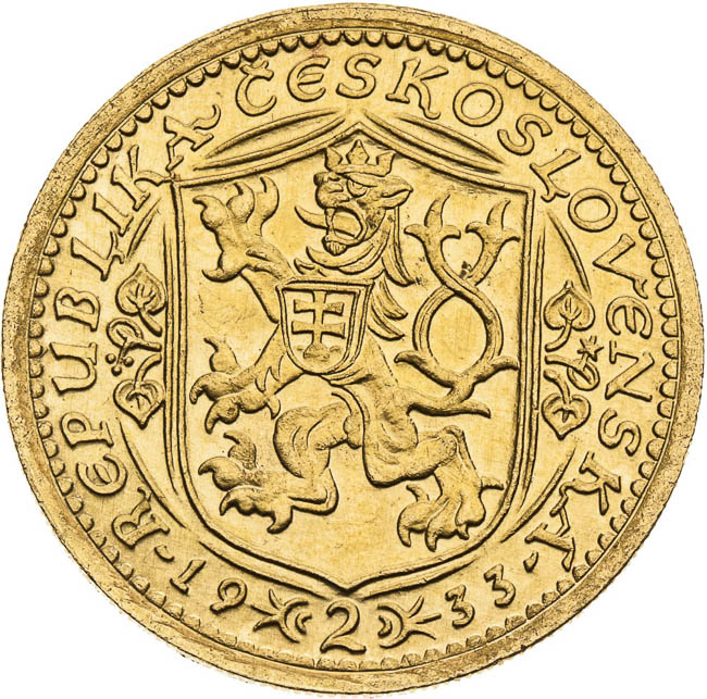 2 Ducats 1933 - front