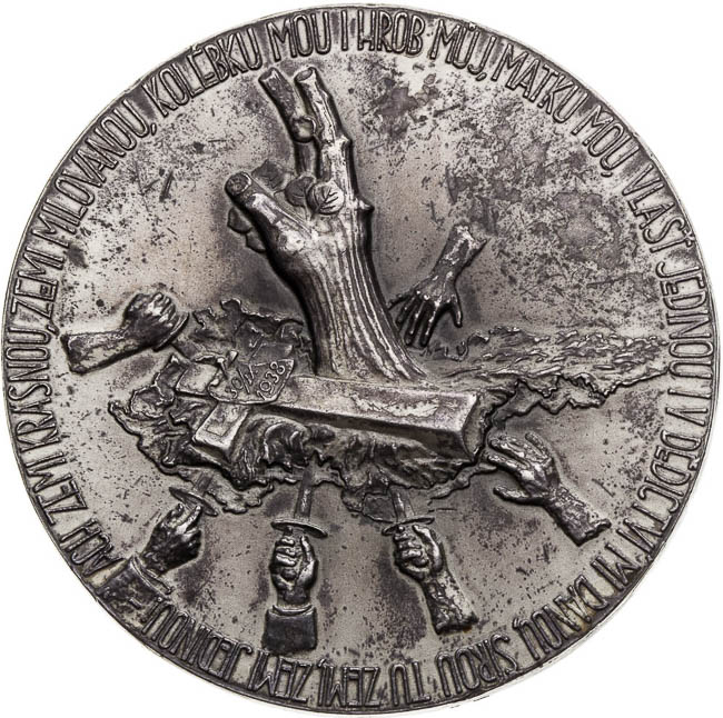 Medal 1938 - back