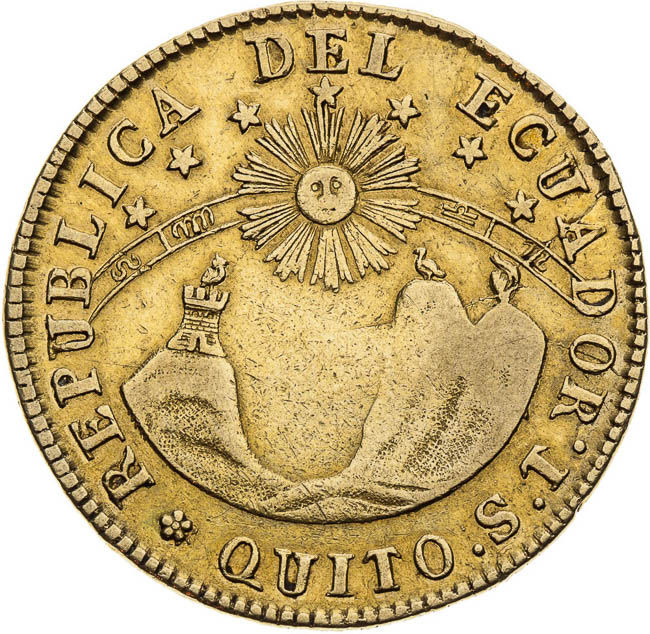 4 Escudo 1838 - revers