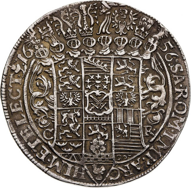 Thaler 1656 - back