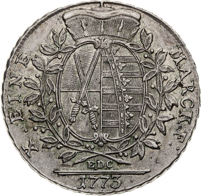 Thaler 1773 - back