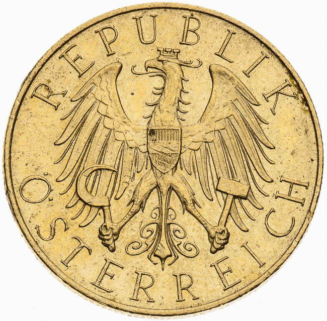 25 Šilink 1928 - avers