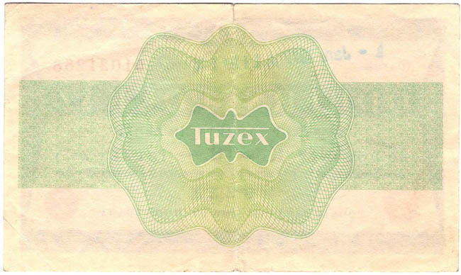 10 TKcs Tuzex voucher 1/1977 - back