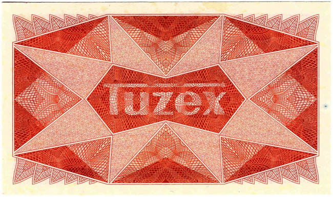 50 TKčs Odběrný poukaz Tuzex  8/1981 - revers