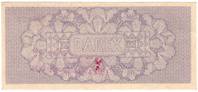 50 Kcs Darex (Credit note) - back