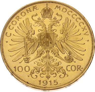 100 korona 1915 (novoražba) - avers