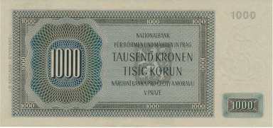 1000 K 1942 CHc (II./III. vydanie) - reverz