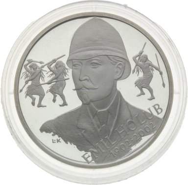 200 Kč 2002 Emil Holub - strieborné pamätné mince ČNB - averz
