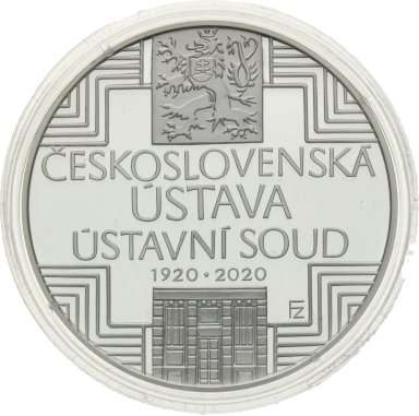 500 Kč 2020 Schválení československé ústavy a vzniku Ústavního soudu Československé republiky - front
