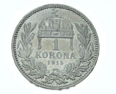 1 Koruna 1915 KB - back