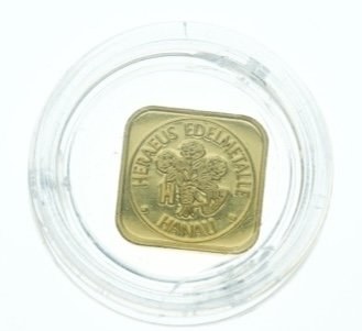 Au zliatok 1 g Heraeus - reverz