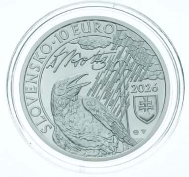 10 euro 2026 Slovensko Proof, Ivan Krasko - reverz
