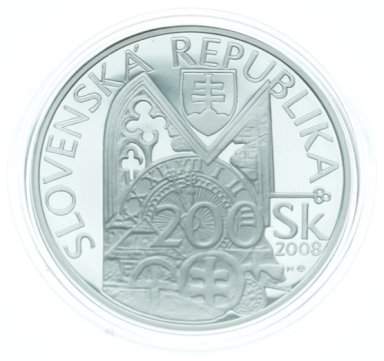 200 Sk 2008 - Andrej Kmeť  PROOF - reverz