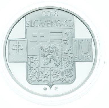 10 Eur 2018- Vznik ČSR  PROOF - reverz