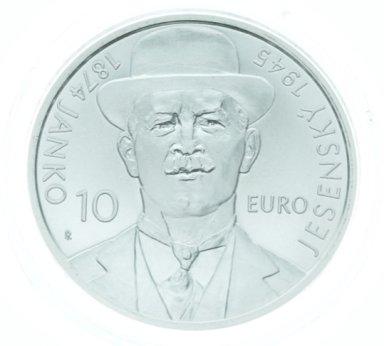 10 Eur 2024- Janko Jesenský  BK - avers