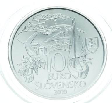 10 Eur 2010- Martin Kukučín  BK - revers