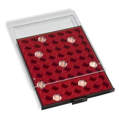 Coin boxes MB for coin capsules - front