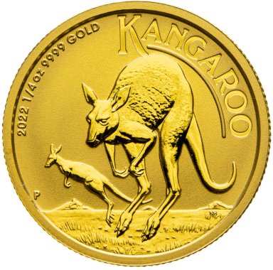Investiční zlato Kangaroo - 1/4 unce - avers
