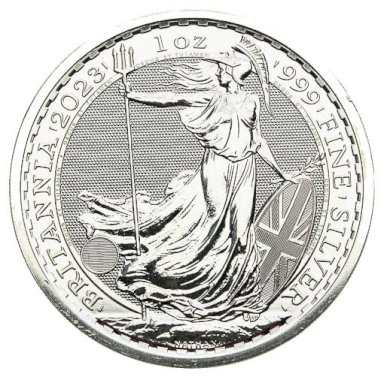 Investment silver Britannia - 1 ounce - back