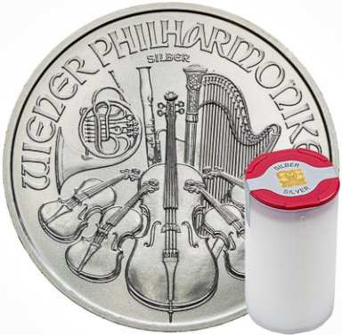 Investment silver Philharmoniker - 1 Oz (Price for 20 pcs including VAT) - front