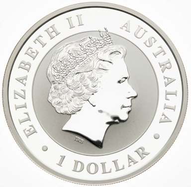 Investment silver Kookaburra (2017) - 1 ounce - back